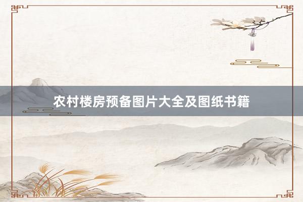 农村楼房预备图片大全及图纸书籍